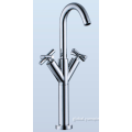 High Raised Basin Faucet Double Handle Raised Basin Faucet Supplier